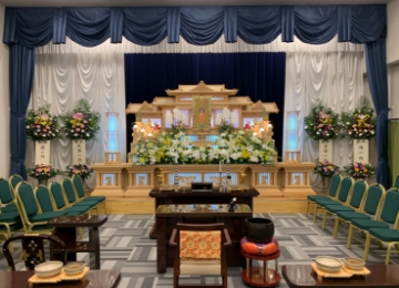 福江斎場　仏教祭壇