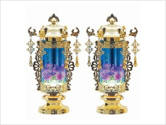 バブル灯　5号　ブルー