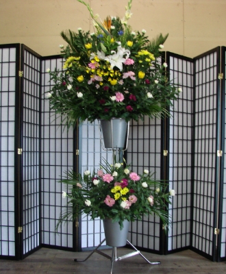 生花スタンド2段