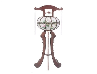 回転灯篭　清風5号紫檀